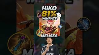 Hiko 81% Winrate Melissa S35 Build! Mobile Legends #mobilelegends #mlbb #gaming #mlbbgoldenmonth