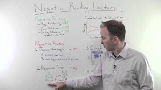 Google's Negative Ranking Factors - Whiteboard Friday