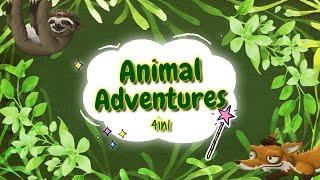 Sleep Meditation for Kids | ANIMAL ADVENTURES 4in1 | Sleep Stories for Children