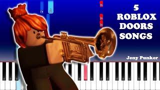 5 Roblox Doors Songs by Jeny Punker (Piano Tutorial)