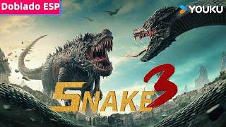 SpanishDub 【大蛇3龙蛇之战 Snake3】盘古王蛇对战暴虐骨龙！| 惊悚/冒险 | YOUKU MOVIE | 优酷电影