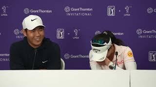 จีโน่ ฐิติกุล และ ทอม คิม ให้สัมภาษณ์ก่อนร่วมทีมทำศึก 2024 Grant Thornton Invitational