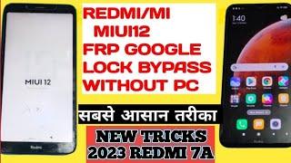 Redmi 7a Google Account/FRP LOCK  Bypass Without PC | mi 7a Frp bypass | REDMI 7a Frp bypass