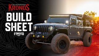 INSANE Jeep Gladiator Build Sheet. Over $100k Invested in this Monster JT!