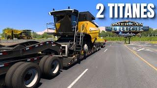 Peterbilt 579 Full Tuneado VS Cosechadora Gigante - AMERICAN TRUCK SIMULATOR