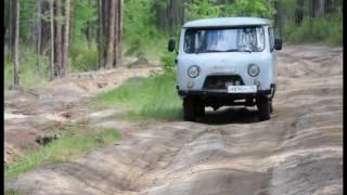 "АГАТ АВТО" 4WD van on Olkahon Island, Lake Baikal, Siberia, Russia