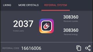 Instagram follower increase || neutrino.plus || Get free crystals