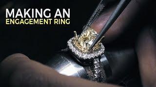 Making A Yellow Diamond Engagement Ring with Bobby White