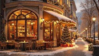 Sunday Morning Jazz - Relaxing Jazz Instrumental Music at Cozy Coffee Shop ~ Christmas Jazz Music