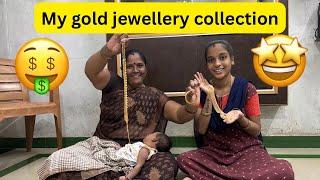 ￼ my Gold jewellery collection|| நூறு பவுனா🫣#goldcollection #jewellerycollection