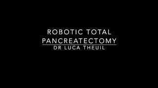 Robotic total pancreatectomy (retroportal lamina dissection)