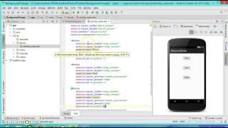 Android Programming tutorial2 background change on button click event