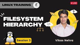 Session - 3 | Access Linux Machine Using SSH | Filesystem Hierarchy in Linux (RHEL8) | Nehra Classes