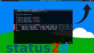 dwm - status2d