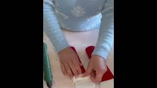 Tutorial babbo Natale gigante con riciclo