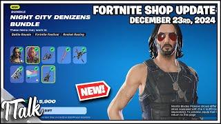 *NEW* CYBERPUNK 2077 & MASTER CHIEF IS BACK! Fortnite Item Shop [December 23rd, 2024]