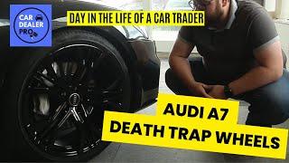 Audi A7 Death Trap Alloy Wheels Hanging on by a Thread