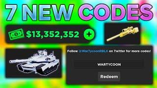 *NEW* WORKING ALL CODES FOR War Tycoon IN 2024 NOVEMBER! ROBLOX War Tycoon CODES