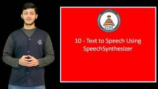 WinForm Tutorial Using C# 10 - Text to Speech Using SpeechSynthesizer