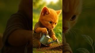 POOR CAT To rich cat| cat journey #ai  #cat #shorts
