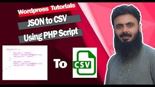 How to Convert Json data to CSV or Excel File