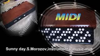 Sunny day S Morozov,instrumental music midi