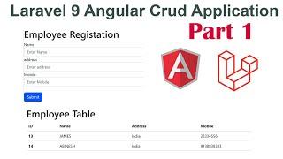 Laravel 9 Angular Crud Application Part 1