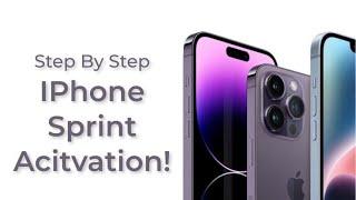 Step by step new iPhone sprint Activation!