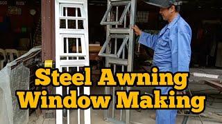 Using Tubular: How to make Steel Awning Window?