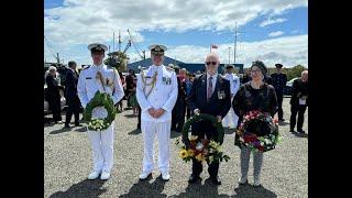 Royal Navy Cruiser HMS Neptune 82nd Year Commemorative Service