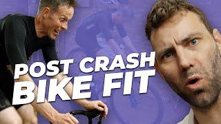 HORROR CRASH! Can we this gent back to performing again? - FULL BIKE FIT