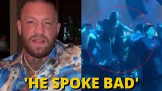 Conor McGregor breaks silence after KO'ing man in nightclub incident