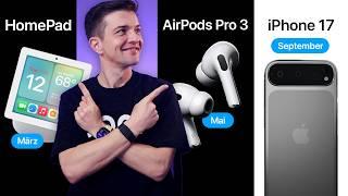 Apple 2025: THIS is what we can expect! (iPhone 17, AirPods Pro 3, Apple Watch 11, Mac Studio & m...