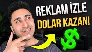 Reklam İzleyerek Dolar Kazandıran EFSANE Site!  (İnternetten Para Kazanma)