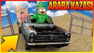 KÖTÜ ARABA İLE UÇURUMDAN UÇTUK | DRIVE CARS DOWN A HILL ROBLOX | HAN KRAL EKİP