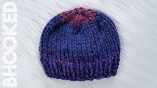 Really Easy Knit Baby Hat Tutorial