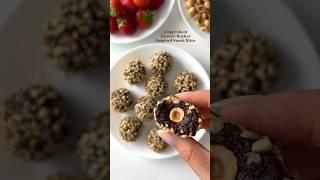 Healthier ”Ferrero Rocher” Bites #easyrecipes #snackideas #snacks