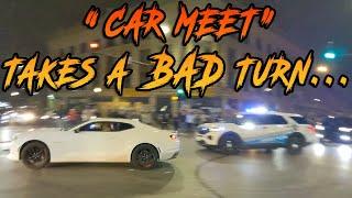 Police Helicopter & State Troopers CHASE Street Racers (Car Meets Gone WRONG!) - Cars vs Cops #32