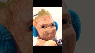A snowman made by Groot attacked him!#viralvideo #shortvideo #shorts #video #cartoon #movie