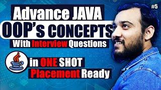 Advance Java OOPs Concepts Tutorial | Java Developer Series - by Coding Wallah Sir