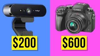 4K Webcam vs Budget DSLR Camera (Logitech BRIO vs Panasonic Lumix G7)