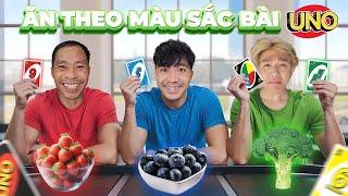 PHD - Ăn Uống Theo Màu Sắc Bài Uno | Eating Challenge