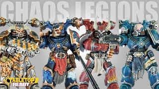 Painting all the Different Chaos Space Marine Legions for Warhammer 40,000