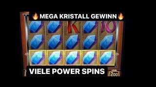 Lucky Pharao 8 Euro POWER SPINS mit KRISTALL GEWINN  MERKUR Magie Spielhalle Casino Spielothek