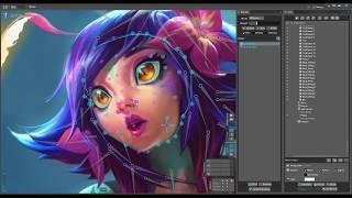 Neeko Animated Illustration - League of Legends - Timelapse [Fanart]