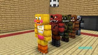 FNAF vs Mobs  CS GO Challenge FULL MOVIE   Minecraft Animation Five Nights At