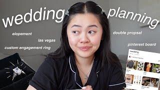 i proposed back to my fiancé  + wedding planning so far! // elopement, hair & makeup, venue   