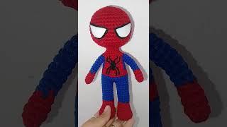 Hombre araña a crochet #hombrearaña #spiderman #crochet #amigurrumi