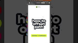 Master the Offset Path in Adobe Illustrator! | Quick & Easy Tutorial  #Adobe #illustrator
