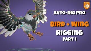 Auto-Rig Pro: Bird & Wing Rigging tutorial, Part 1 [Blender]